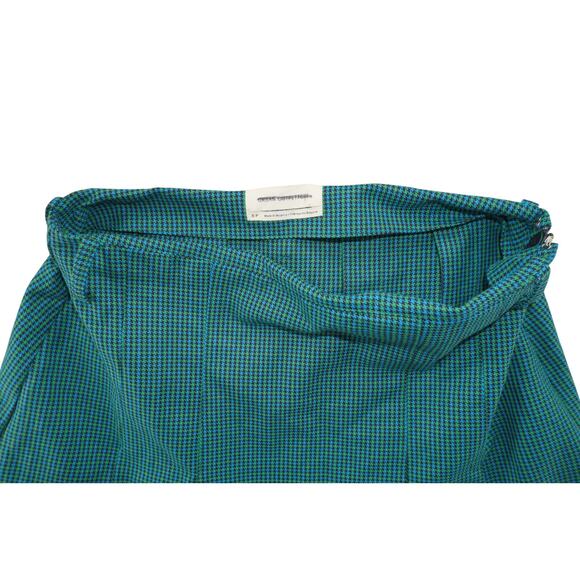Urban Outfitters Green Blue Houndstooth Mini Skirt Size S - Picture 4 of 6